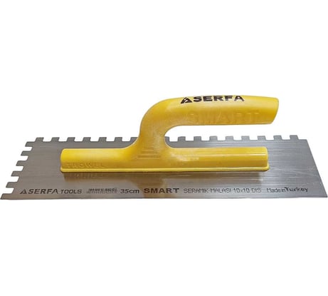 Зубчатая гладилка с пластмассовой ручкой Serfa 35 см 10x10 smart  225