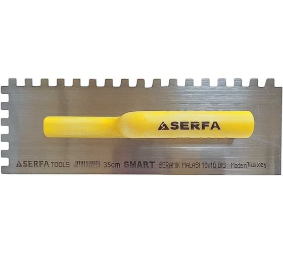 Зубчатая гладилка с пластмассовой ручкой Serfa 35 см 10x10 smart  225