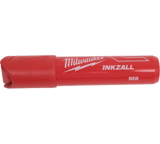 Супер-большой XL красный маркер для стройплощадки Milwaukee INKZALL 4932471560 1