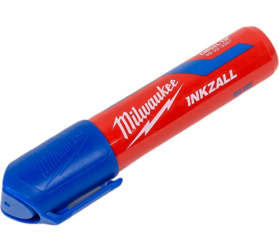 Супер-большой XL синий маркер для стройплощадки Milwaukee INKZALL 4932471561 1