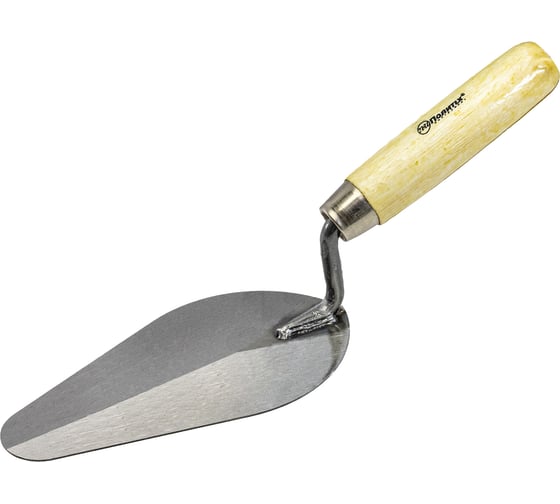 Кельма лепесток Политех ЛЮКС 150 мм, деревянная ручка, CS 1071515