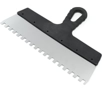 Шпатель Политех Lux нержавеющая сталь, 300 мм, зубцы 8x8 мм 1043308