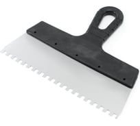 Шпатель Политех Lux нержавеющая сталь, 250 мм, зубцы 6x6 мм 1043256