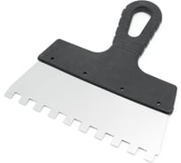 Шпатель Политех Lux нержавеющая сталь, 200 мм, зубцы 10x10 мм 1043209