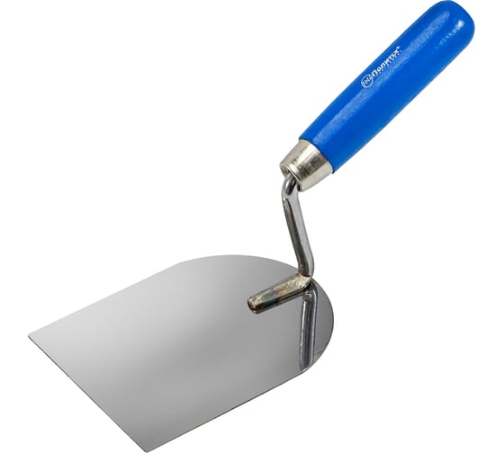 Кельма "лопатка" Политех ПРОФИ деревянная ручка, CrV 100x120 мм 1072310 1