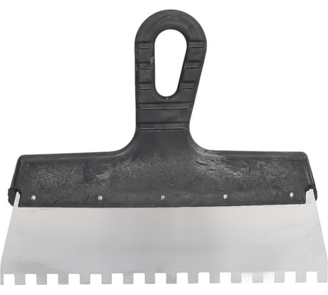 Шпатель Политех Lux нержавеющая сталь, 250 мм, зубцы 8x8 мм 1043258