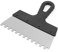 Шпатель Политех Lux нержавеющая сталь, 200 мм, зубцы 8x8 мм 1043208