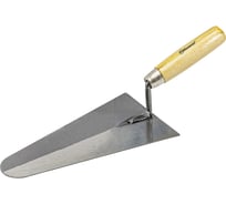 Треугольная кельма Политех ЛЮКС 200 мм, деревянная ручка, CS 1071320