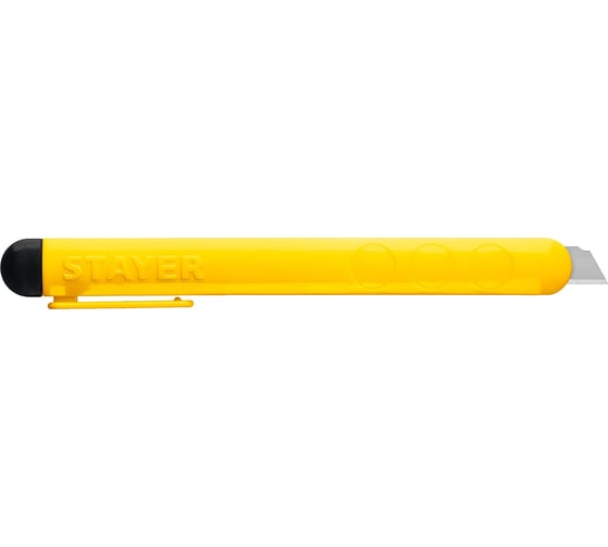 Нож STAYER Quick-9 из АБС пластика, сегментированные лезвия 9 мм 0901_z01