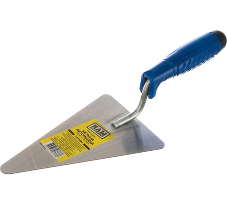 Кельма бетонщика нержавеющая сталь, треугольник НАШ ИНСТРУМЕНТ 180мм /Р/ 020310-007