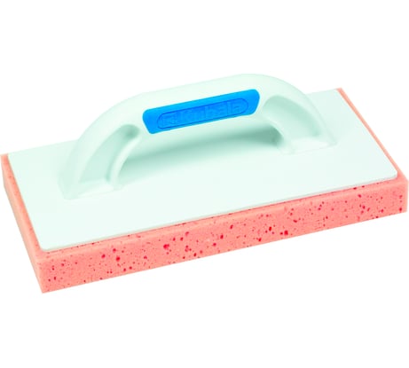 Пластмассовая терка с губкой с насечками KUBALA 140x280 мм, ручка G-17 0387