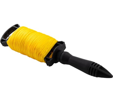 Разметочный шнур Pobedit на пластиковой катушке, ø 2 мм х 100 м, 3 пряди 1591237