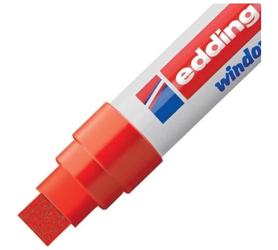 Меловой маркер для окон EDDING e-4090/002 4-15 мм, декоративный, красный 45549