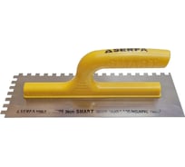 Зубчатая гладилка с пластмассовой рукояткой из нержавеющей стали Serfa 30 см 8x8 SMART 217