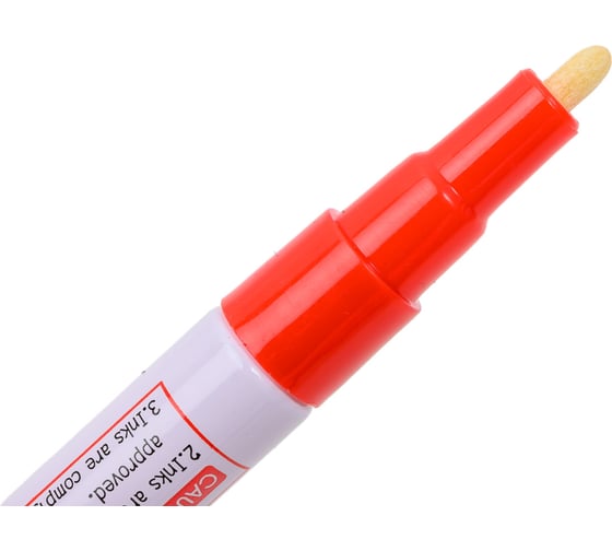 Промышленный универсальный маркер-краска Flysea Paint Marker FS-120 с наконечником 1,0 мм, красный FS-120-red