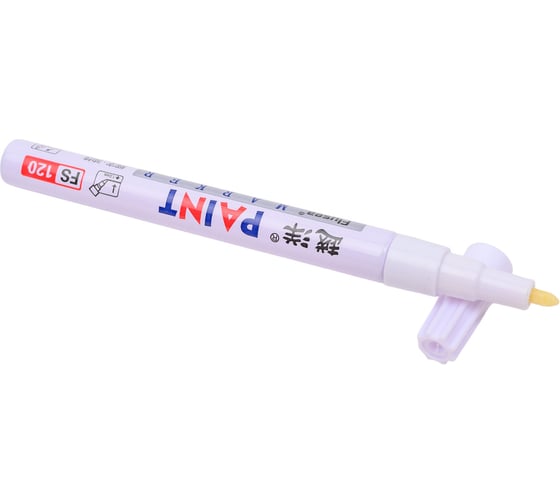 Промышленный универсальный маркер-краска Flysea Paint Marker FS-120 с наконечником 1,0 мм, белый FS-120-white