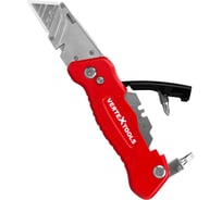 Нож vertextools складной profi "fastback" трапециевидный, цинковый сплав/abs/pc, 3 лезвия sk4 0044-18-30 31186842