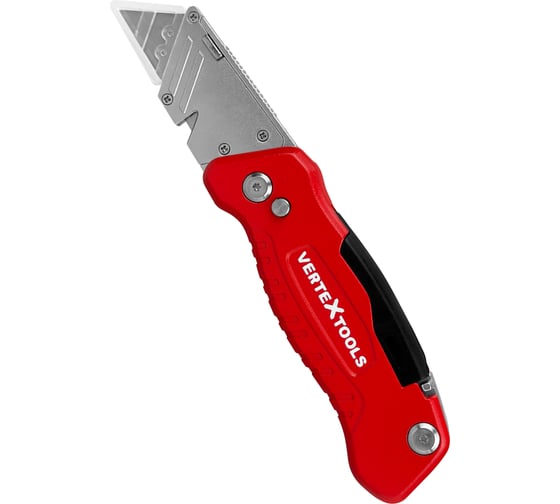 Нож vertextools складной profi "fastback" трапециевидный, цинковый сплав/abs/pc, 3 лезвия sk4 0044-18-30