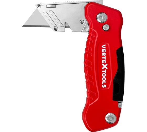 Нож vertextools складной profi "fastback" трапециевидный, цинковый сплав/abs/pc, 3 лезвия sk4 0044-18-30