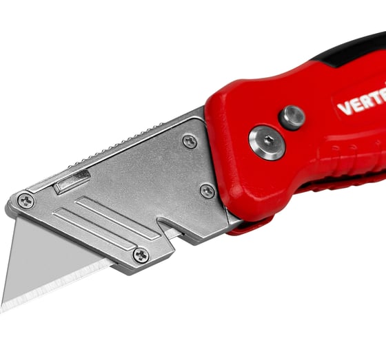 Нож vertextools складной profi "fastback" трапециевидный, цинковый сплав/abs/pc, 3 лезвия sk4 0044-18-30