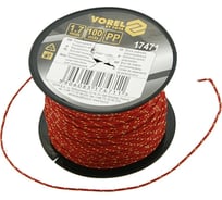 Полипропиленовый шнур каменщика VOREL 1.7 мм, 100 м 17471