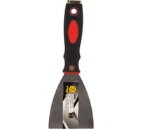 Малярный шпатель VOREL 80мм нержавеющий резинопластиковая ручка 05905