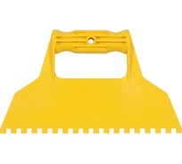 Шпатель VOREL пластмассовый, зуб 6x6 мм, 226 мм 5972