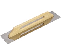 Гладилка РемоКолор прямая нержавеющая сталь, рукоятка из сосны, 130x600мм, (шт.) 27-0-600