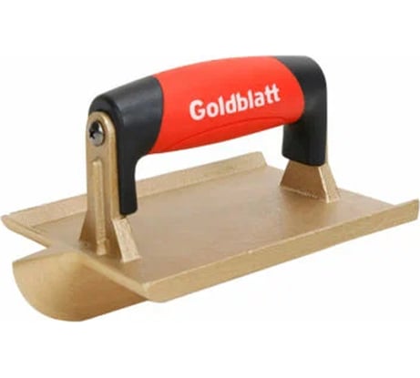 Инструмент для формирования кромки бетонных покрытий Goldblatt грувер из бронзы G06301