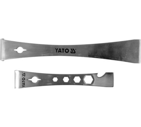 Набор скребков из нержавеющей стали YATO 2 шт. YT-52860
