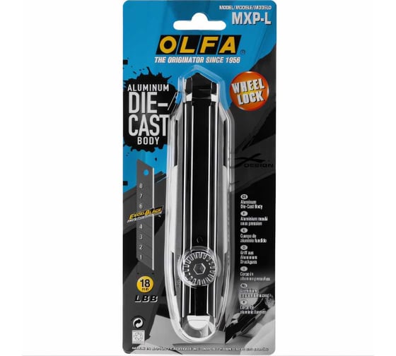 Нож OLFA X-design 18 мм OL-MXP-L