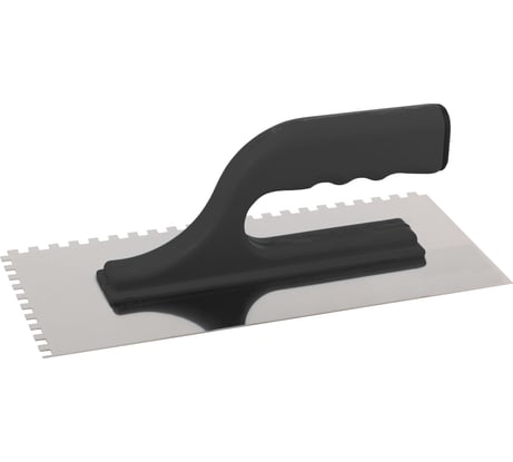 Зубчатая кельма Master Color 8x8 нержавеющая сталь пластиковая ручка 270x130 мм 30-2043
