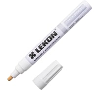 Маркер LEKON profi с нитроэмалью, белый 018904