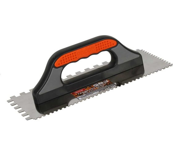 Гладилка DECOR 3k 300x130 мм нерж. зуб 10x10мм 4x4мм 650-104 11613163