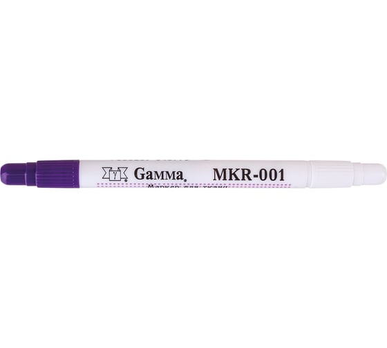Маркер для ткани с корректором Gamma MKR-001 самоисчезающий, фиолетовый 380774