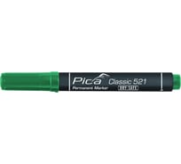 Маркер перманентный PICA зеленый Classic Dry Safe 521/36