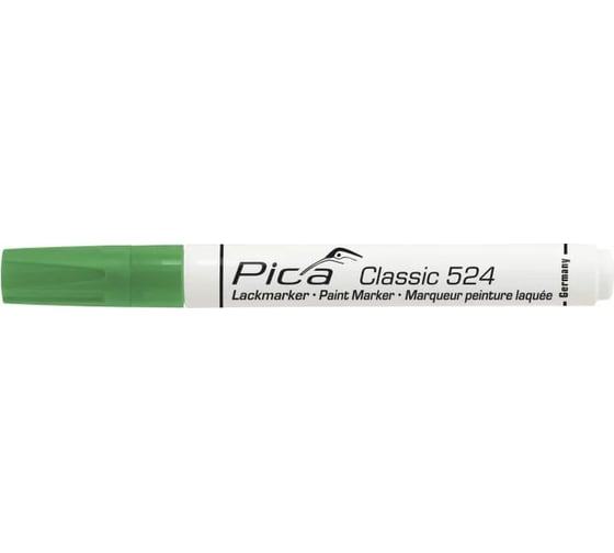 Маркер строительный PICA Classic (зелёный) 524/36