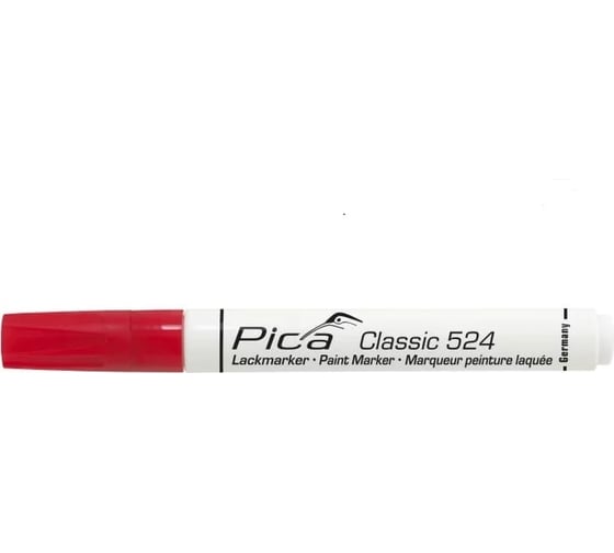 Маркер строительный PICA Classic (красный) 524/40