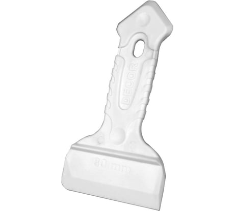 Шпатель DECOR двусторонний 80 мм резин.ручка 308-1080 11613166