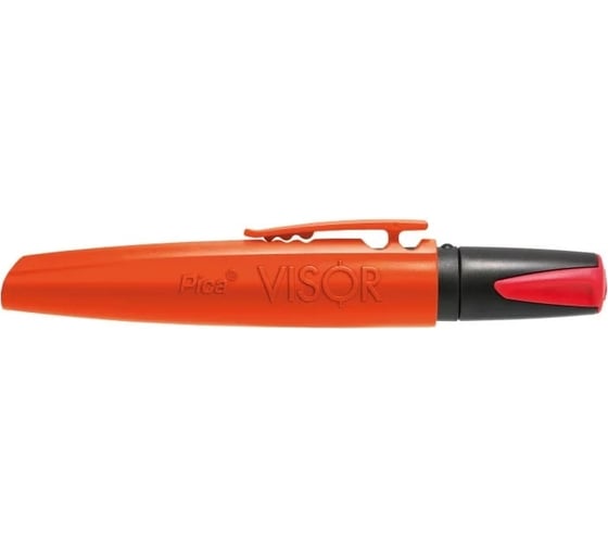 Многоразовый строительный маркер PICA VISOR (красный) 990/40
