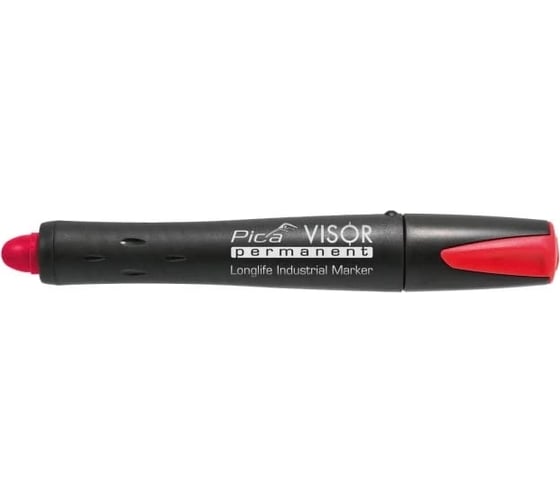 Многоразовый строительный маркер PICA VISOR (красный) 990/40