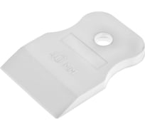 Резиновый шпатель ТУНДРА 40 мм, белый 1804391