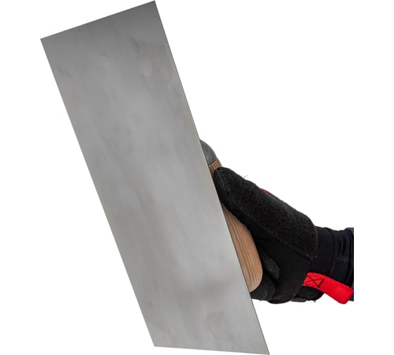 Плоская гладилка Kapriol с деревянной ручкой 12x28 см, нерж.сталь 23011