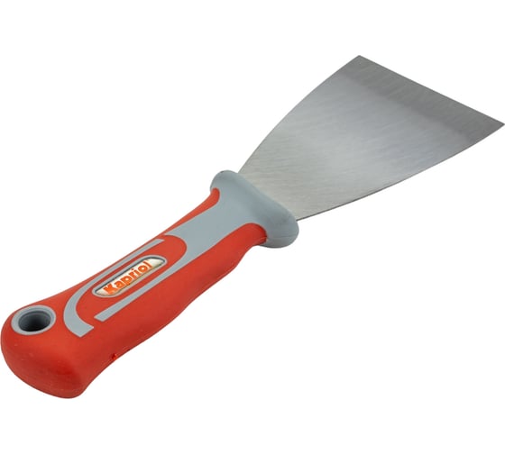 Шпатель Kapriol полужесткий 80 мм, закаленный, с ручкой Progrip 23180