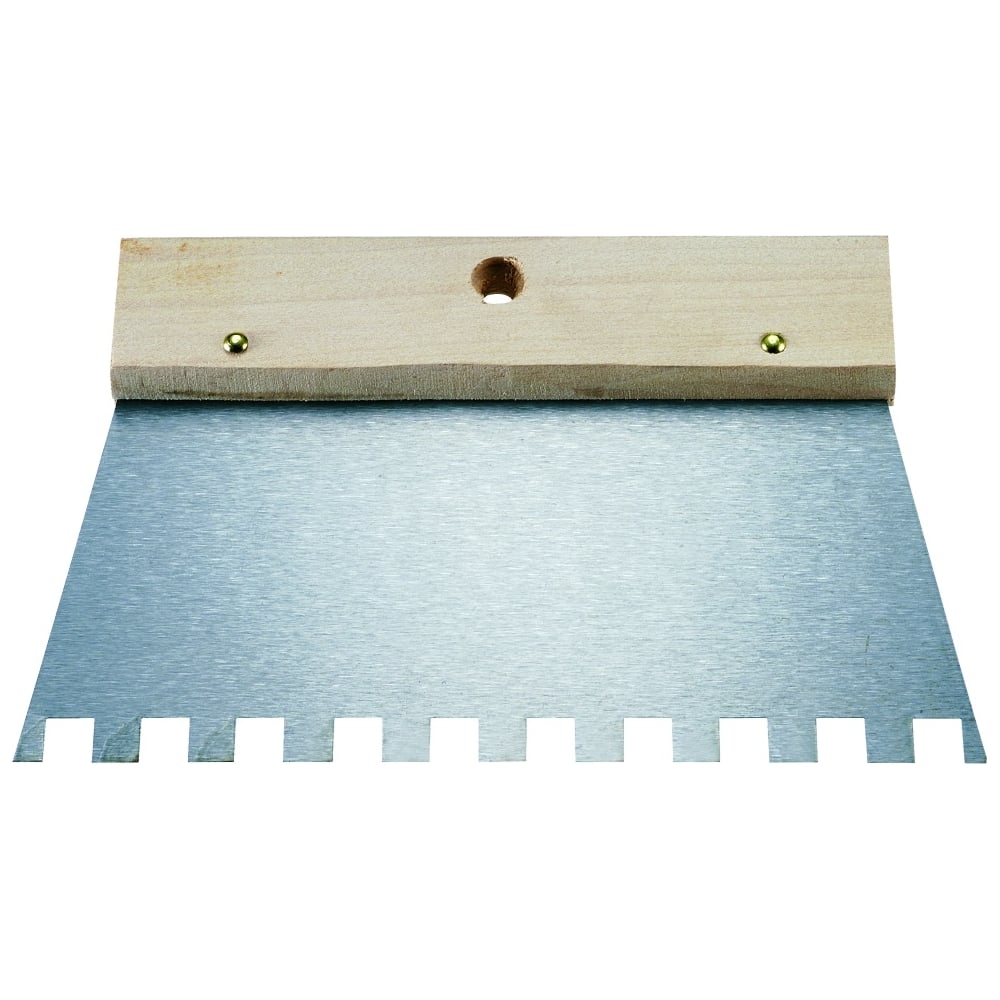 Шпатель Kapriol зубчатый для клея 20 см с деревянной ручкой, зуб 10x10 ...