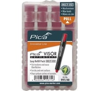 Сменные картриджи PICA VISOR красные, 4 шт. в пенале 991/40