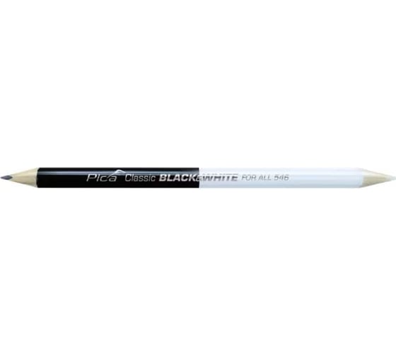 Строительный карандаш PICA MARKER черный/белый, 24 см 546/24