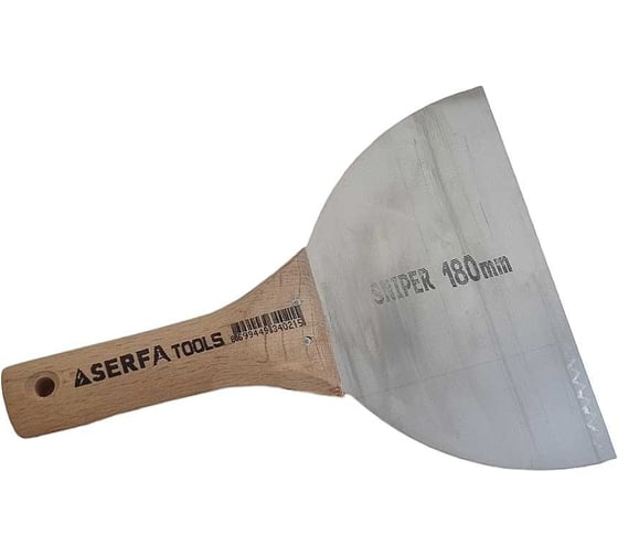 Шпатель Serfa с деревянной ручкой, 18 см КОД 0 21 1