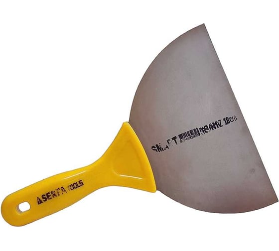Шпатель Serfa SMART с пластиковой ручкой, из нержавеющей стали, 18 см КОД 830