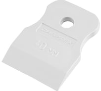 Шпатель СИБРТЕХ белая резина, 40 мм 85831